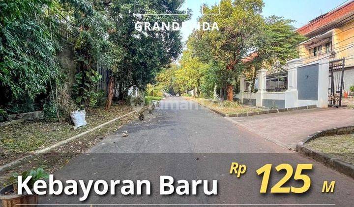 Kebayoran Baru Rumah Lama Hitung Tanah Prime Lokasi Near Senopati Posisi Hook Jalan Lebar  1