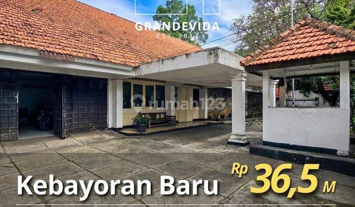 Kebayoran Baru Rumah Kantor Bangunan Tua Lokasi Strategis  1