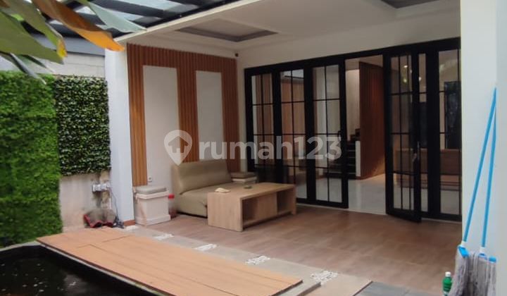 Semi-furnished ready-to-occupy house in Mahogany near Cibubur toll gate