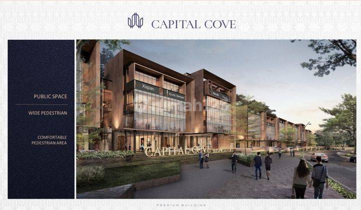 Ruang usaha + perkantoran capital cove desain modern  di bsd city 1