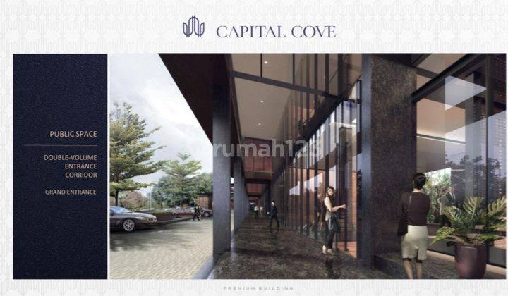 Ruang usaha + perkantoran capital cove desain modern  di bsd city 2