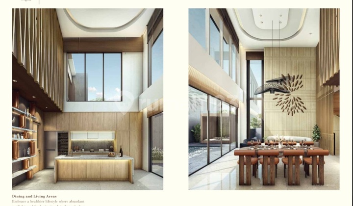 Rumah 3 lantai desain glasses modern di Navapark layton bsd city 2