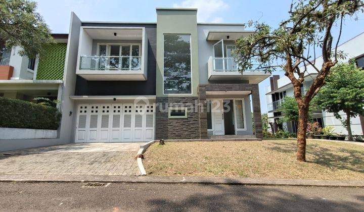 Rumah cantik desain minimalis modern di Delatinos bsd city 1