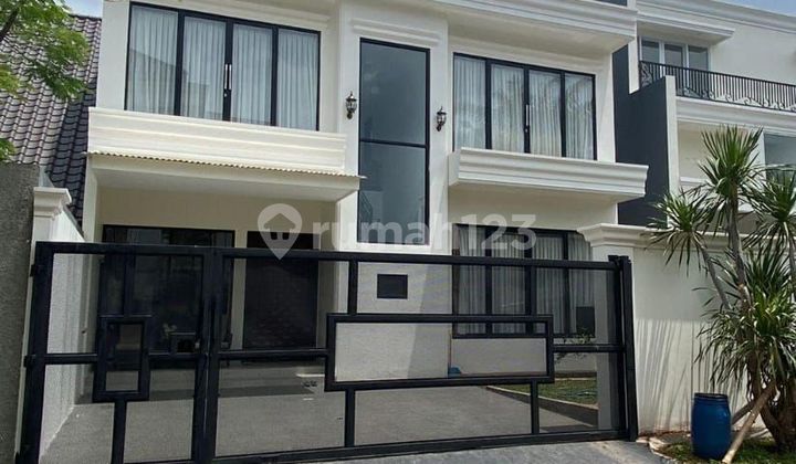 Rumah baru desain minimalis modern di Puspitaloka bsd city