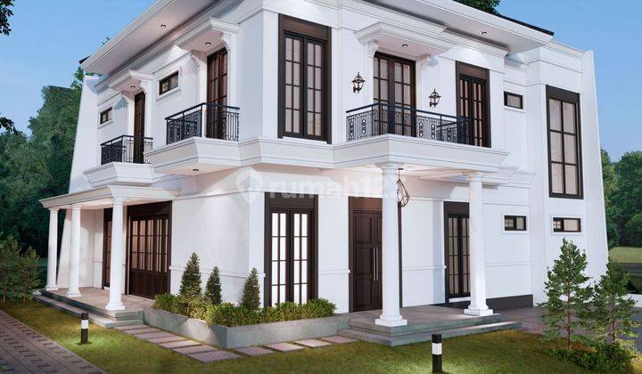 Rumah modern classic design bangunan mandiri kokoh Baru di The Icon BSD 2