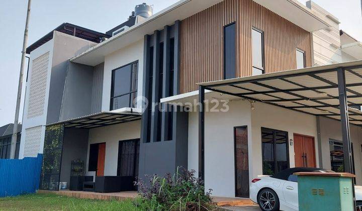 Rumah cantik desain minimalis modern di The icon bsd city 1