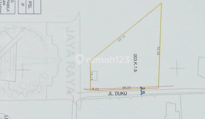 Dijual Tanah Di Petukangan Utara, Pesanggrahan Jakarta Selatan. Tanah Sudah Ada Krk Untuk Gedung. 2