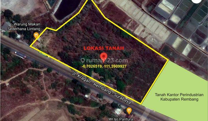 Tanah Strategis di Jalan Pantura Semarang Rembang 1