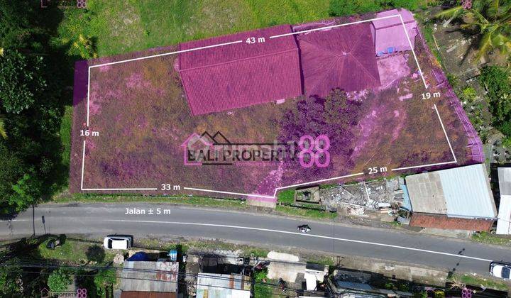 Land for Sale on Main Road Kedungu Tabanan Floor 1050 M2 2