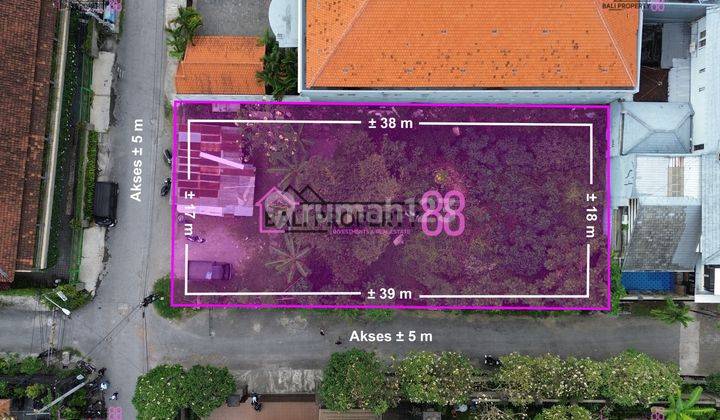 Selling Land Near Living World Denpasar Floor 670 M2 2