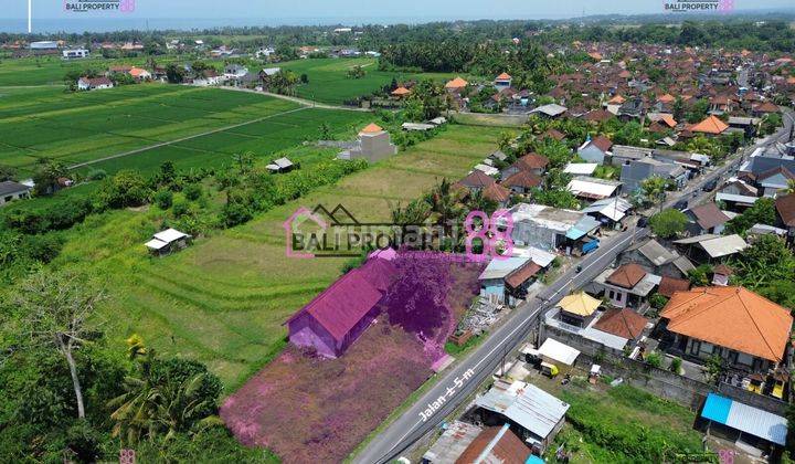 Land for Sale on Main Road Kedungu Tabanan Floor 1050 M2 1