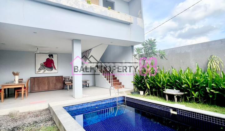 Dijual Villa Modern Stylish Brand New dengan Kolam Renang & Fully Furnished | 2 KT di Tumbak Bayuh, Pererenan LT 125 m2