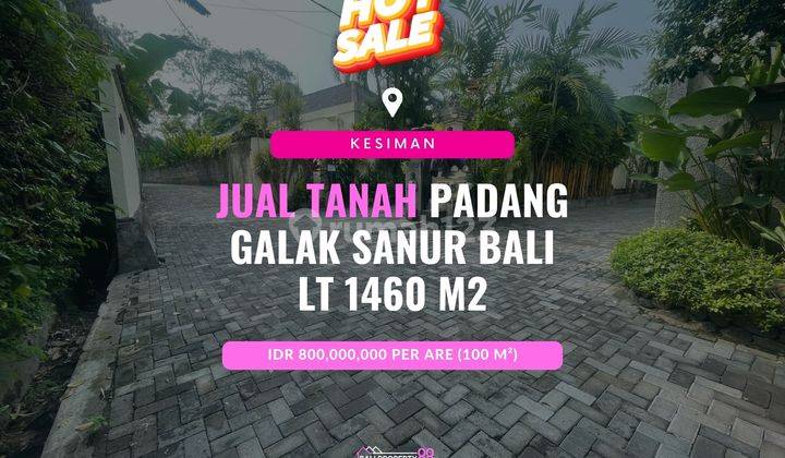 Land for quick sale in Padang Galak Beach Villa Area, Sanur  1