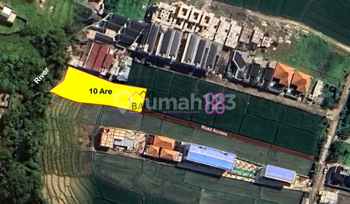 Land Lease Near Seseh Beach 1000 M2