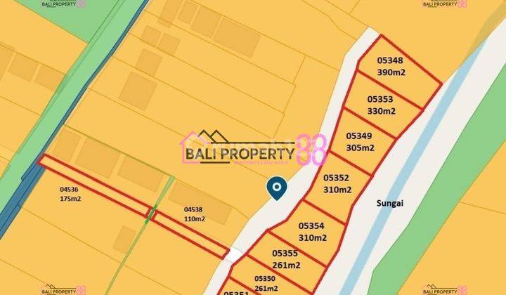 Dijual Tanah Strategis untuk Pembangunan Villa di Jalan Pantai Nyanyi, Tabanan LT 3400 m2 2