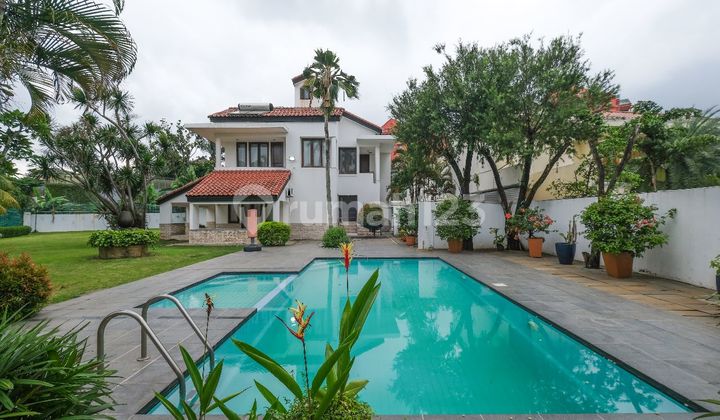 Turun Harga Di Jual Luxury Mediterranean Style House Area Pondok Indah View Sebelahan Dengan Lapangan Golf 