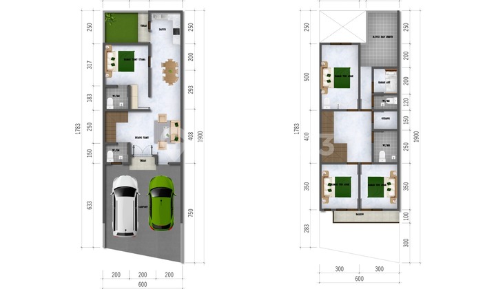 JAGAKARSA  JAKARTA SELATAN  SINGLE HOUSE KONTEMPORER 2