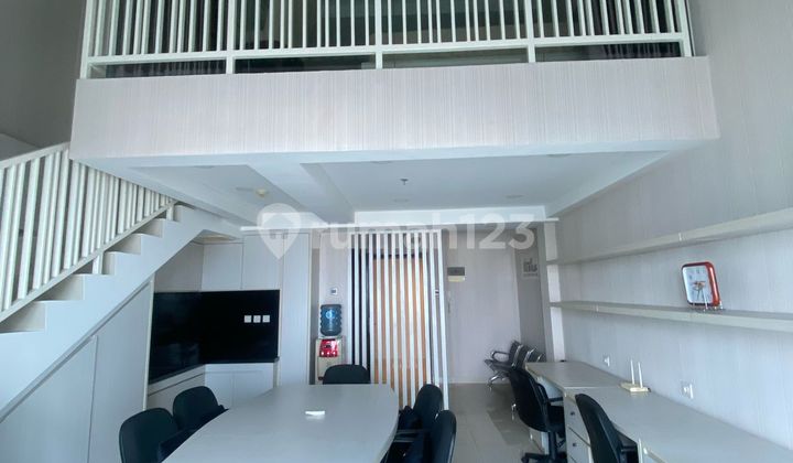 Unit Soho Podomoro City Connecting ke Cp Mall Central Park 2, Disewakan Furnished 2 Lantai