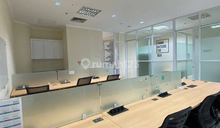 Unit Office Furnished di Sewakan Soho Capital Grogol Petamburan 1