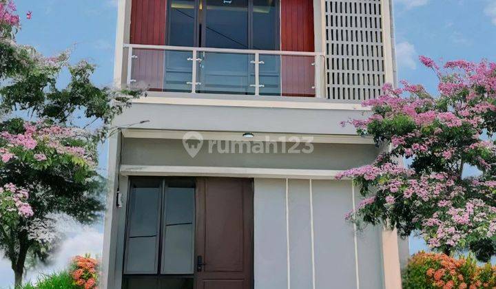 Rumah Baru Full Furnished Siap Huni Pinggir Jalan Raya Dekat Stasiun 1