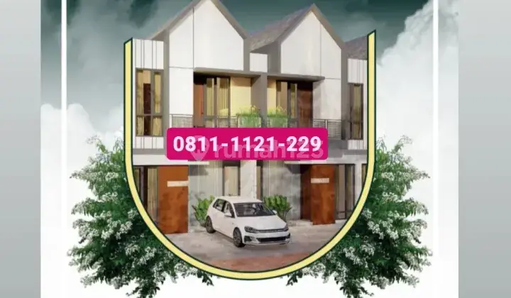 Townhouse 2 Lt 7 Menit Stasiun Lrt Cibubur 10 Menit Tol Cibubur  1