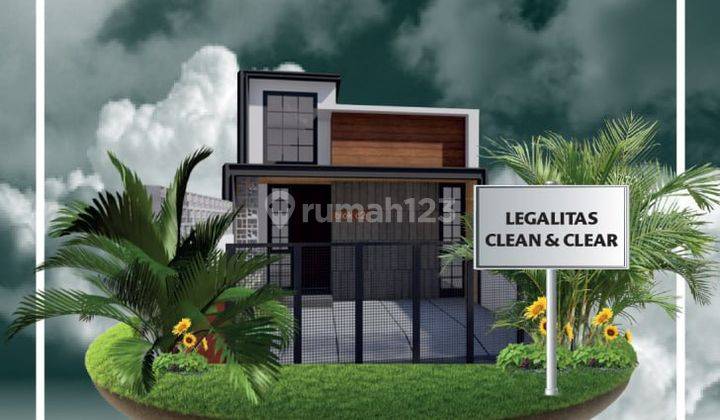 Townhouse 2 Lt 7 Menit Stasiun Lrt Cibubur 10 Menit Tol Cibubur 2