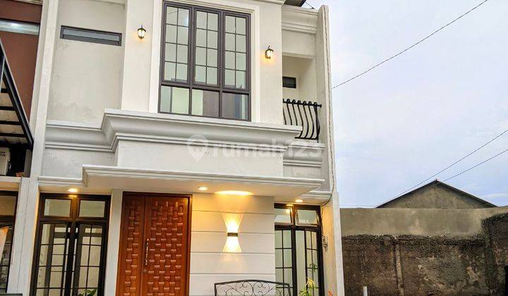 Rumah 10 Menit Tol Kukusan, Krukut, Jln Luas Dekat Stasiun Depok 2