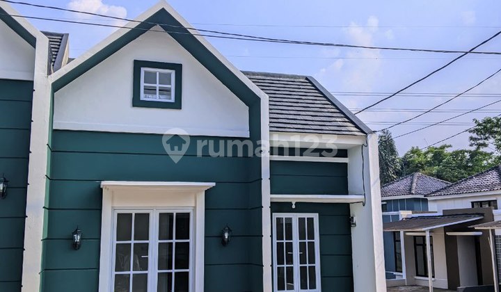 Rumah Siap Huni Desain Scandinavian Akses 8Menit ke Tol & Stasiun