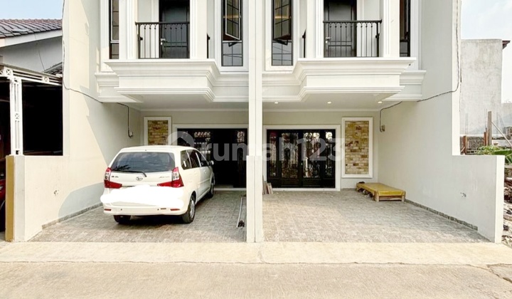 Rumah Baru Modernada Rooftop dekat Tol Kukusan dan Tol Desari