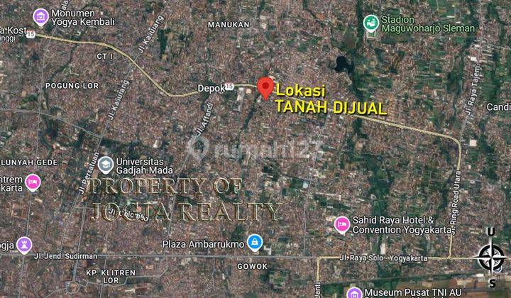 DIJUAL CEPAT TANAH DEKAT PAKUWON MALL CONDONG CATUR SLEMAN JOGJA 1