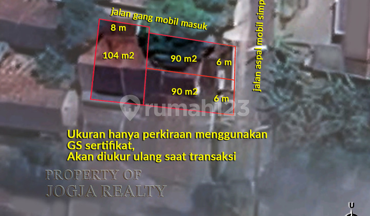 DIJUAL CEPAT TANAH PEKARANGAN TRIHANGGO GAMPING SLEMAN JOGJA 