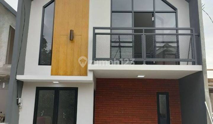 Rumah Gaya Scandanavian 2 Lantai Dekat Pintu Tol Krukut 2