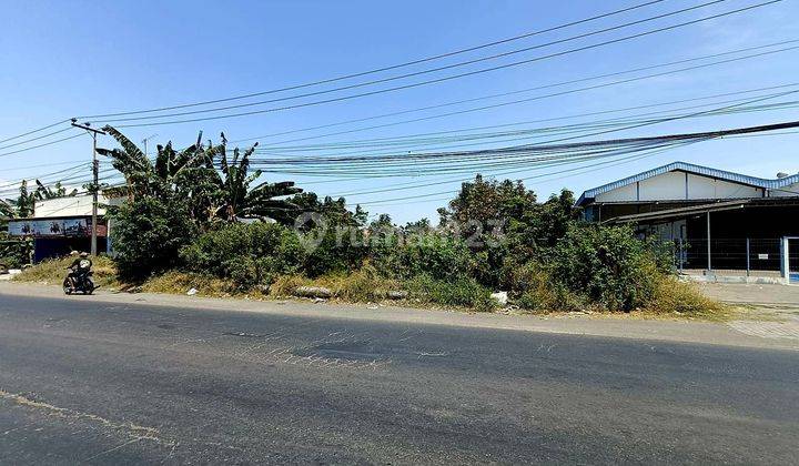 Kontrakan Tanah Sudah Urug Strategis Nol Jl Raya Bypass Sidoarjo Cocok Untuk Gudang Pabrik Dan Kuliner 2