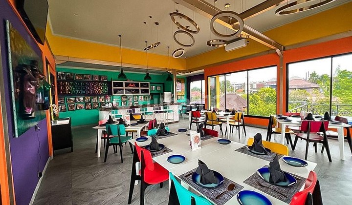  Villa & resto dengan pemandangan sawah di lokasi prima Kerobokan . Dekat Canggh & Denpasar 4