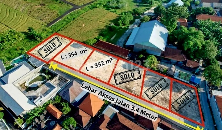 Murah Tanah Kavling Villa Siap Bangun di Canggu Bali Murah Tanah Kavling Villa Siap Bangun di Canggu Bali