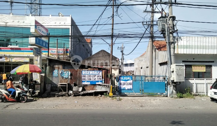 Tanah Komersial Raya Tandes Dekat Tol Cocok Utk Bengkel, Resto, Parkir Kontainer, Kantor, Dll