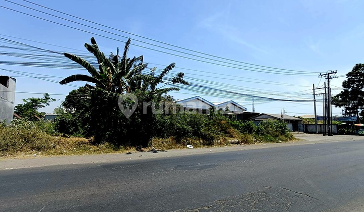 Tanah Murah Jl Raya Lingkar Timur Sda Cocok Utk Toko Parkir Kontainer Gudang