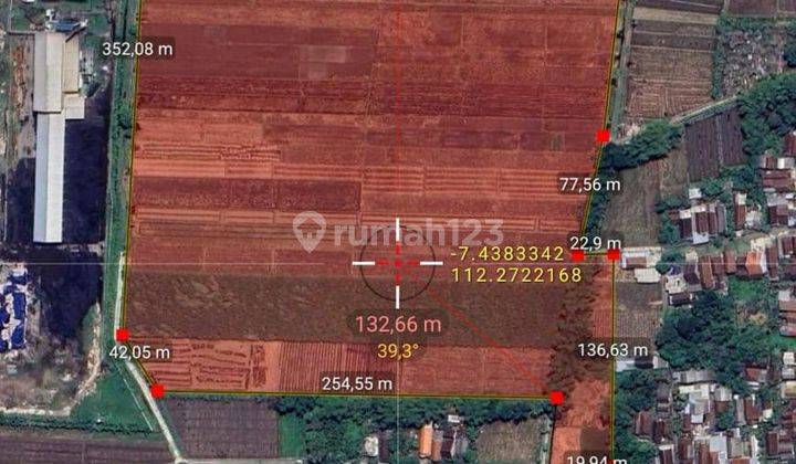 Tanah Industri Murah Cocok Utk Pabrik Jl Raya Brantas Ploso Jombang Ada Sungai Dan Pipa Gas Pgn  1