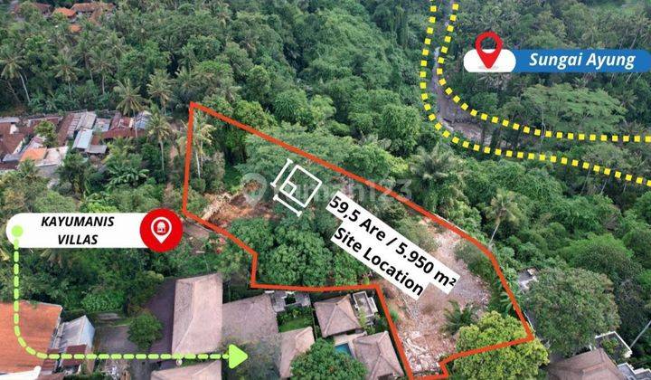 Tanah Premium View Hutan Dan Sungai Di Sayan Ubud Bali 1