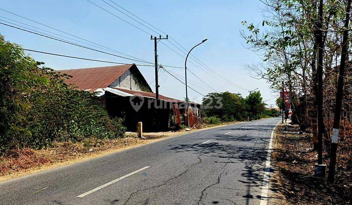 Barang Langka Tanah Ukuran Kecil Cocok Utk Gudang Pabrik Jl Raya Benjeng Akses Kontainer Dekat Sby 2