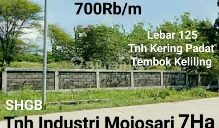 Tanah Industri Murah Mojosari Dekat Krian Cocok Utk Pabrik Gudang
