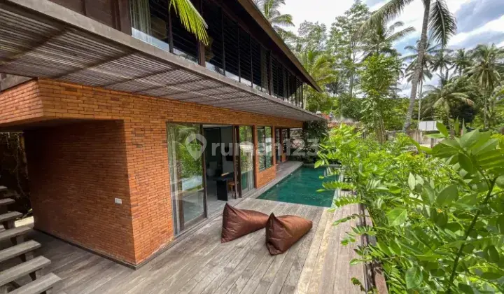 Villa Baru View Hutan Dan Sungai Dg Fasilitas Bintang 4 Di Ubud  2