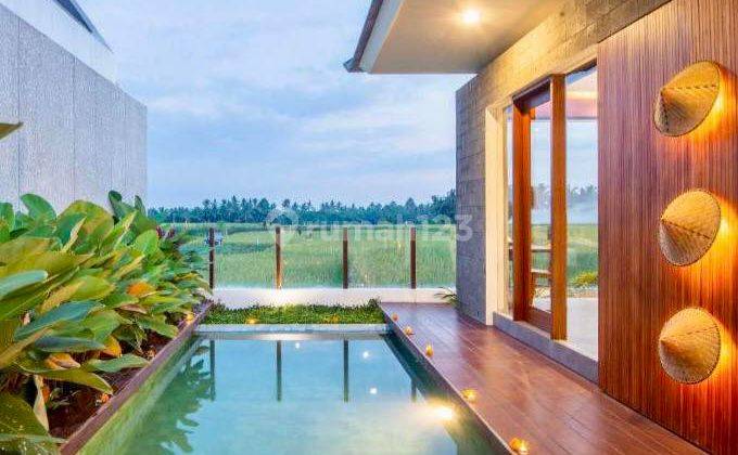 Rumah Villa Cantik View Sawah Di Lodtunduh Ubud Bali 1