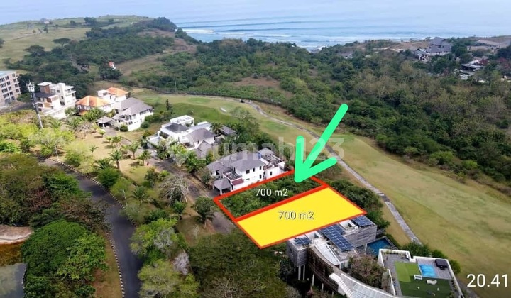 Tanah View Golf dan Laut di Kawasan Elit Pecatu Bali