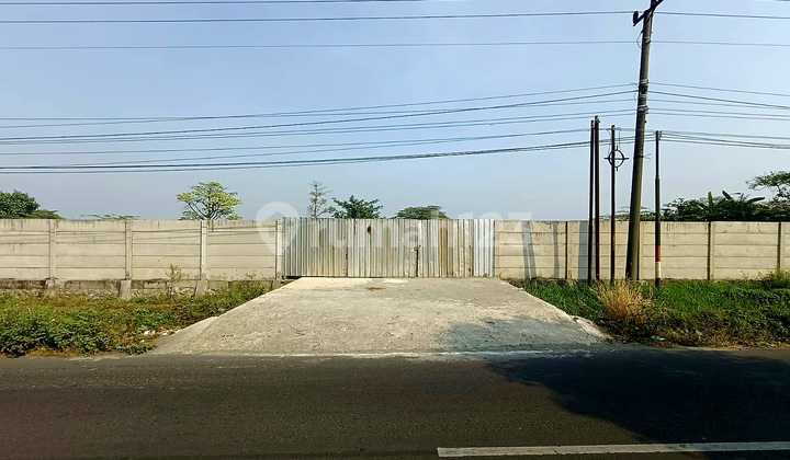 Tanah Industri Murah Jl Raya Cocok Utk Pabrik Dekat Tol Bypass Krian Sda