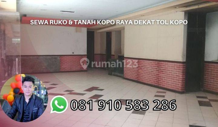  Sewa Ruko Kopo Raya Dekat Tol Kopo 2