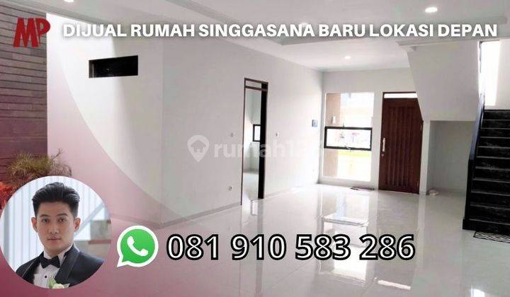 Dijual Rumah Singgasana Baru Lokasi Depan 1