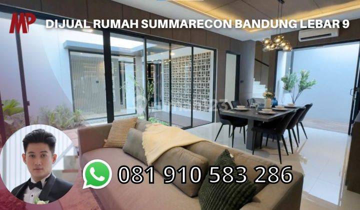 Dijual Rumah Summarecon Bandung Lebar 9 Meter 1