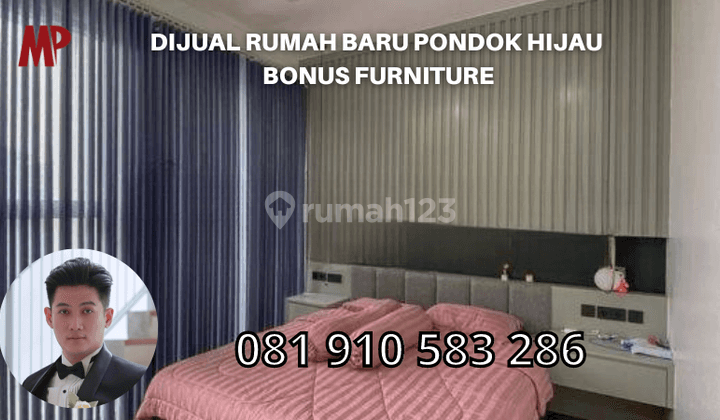 Dijual Rumah Baru Pondok Hijau Bonus Furniture 1