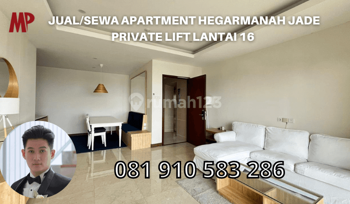 Jual Apartment Hegarmanah Jade Private Lift Lantai 16  1